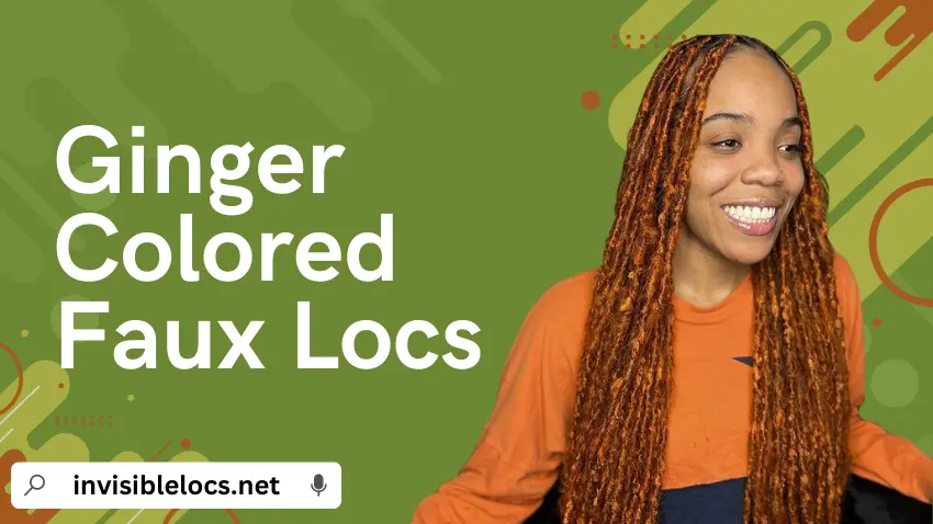 Ginger Colored Faux Locs