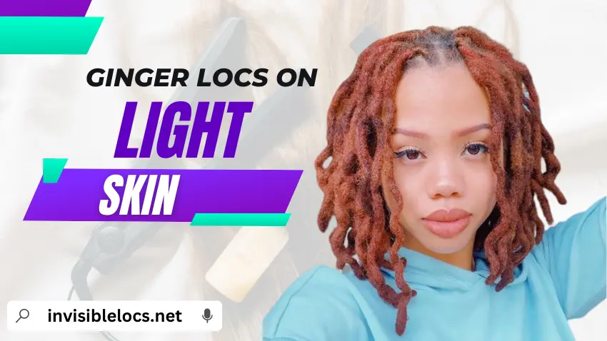 Ginger Locs on Light Skin