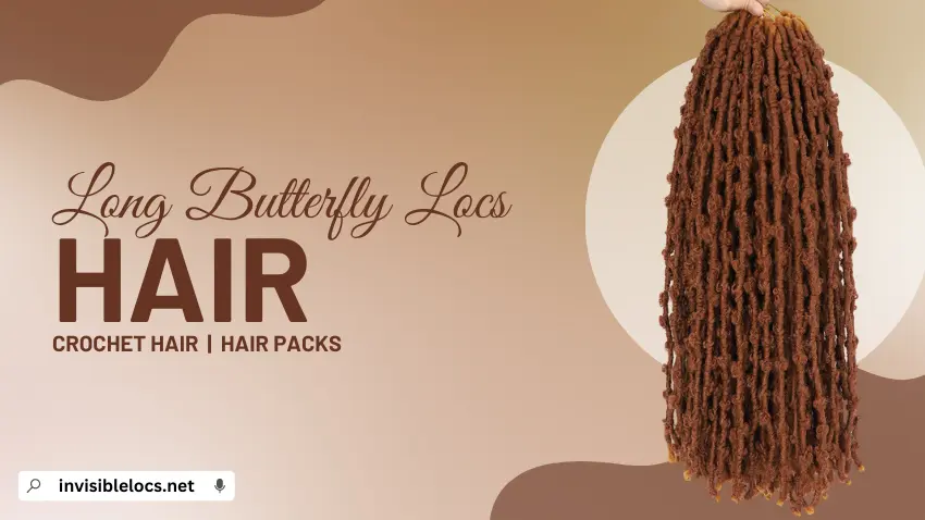 Long Butterfly Locs Hair Crochet Hair Hair Packs