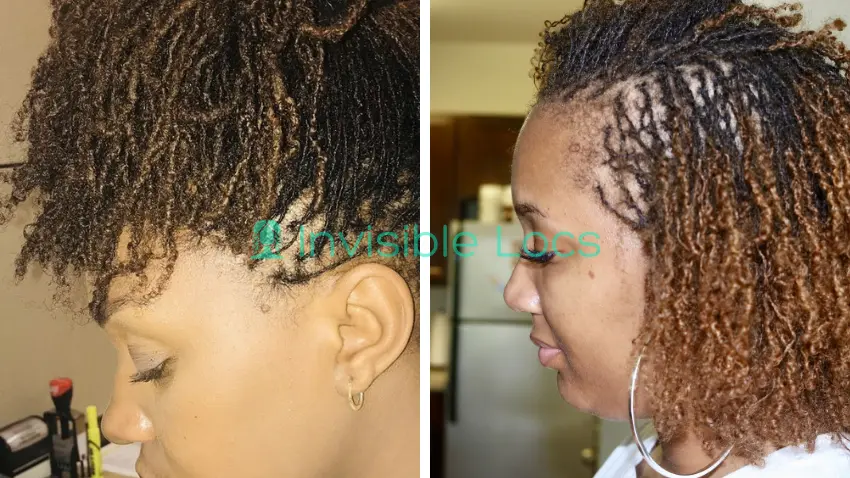 Micro Locs with Loose Ends
