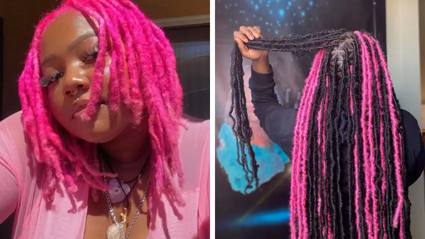 Pink Locs