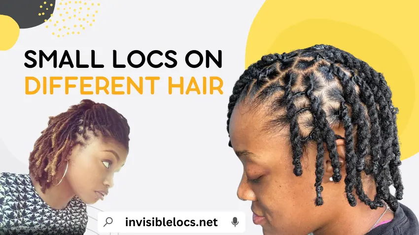 Small Locs on Natural Hair Fine Hair Short Hair 4C Hair Thick Hair Thin Hair Black Hair