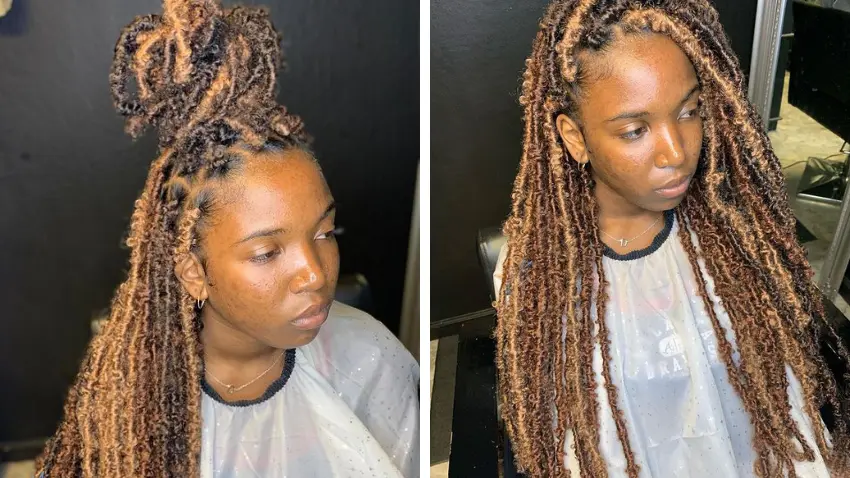 Styling Inspiration for Honey Blonde Locs