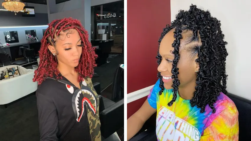 Styling Short Butterfly Locs