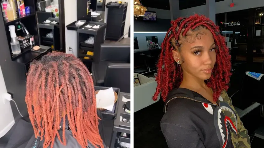 Unique Red Locs Hairstyles