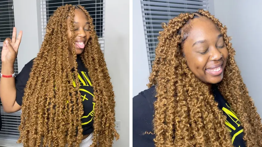 What are Honey Blonde Locs