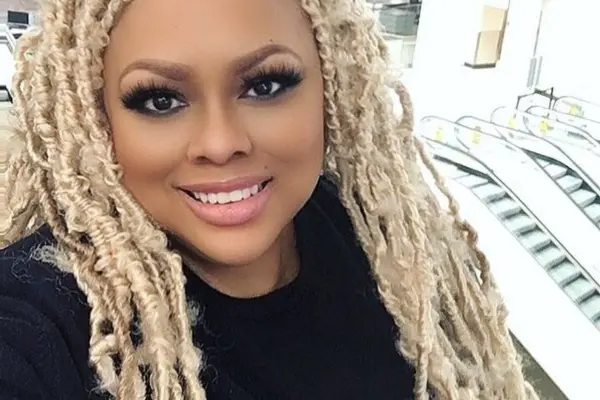 Long Blonde Faux Locs Hair